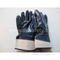 Blue Nitrile Fully Dipped Gloves Safety Gloves CE (DCN308)